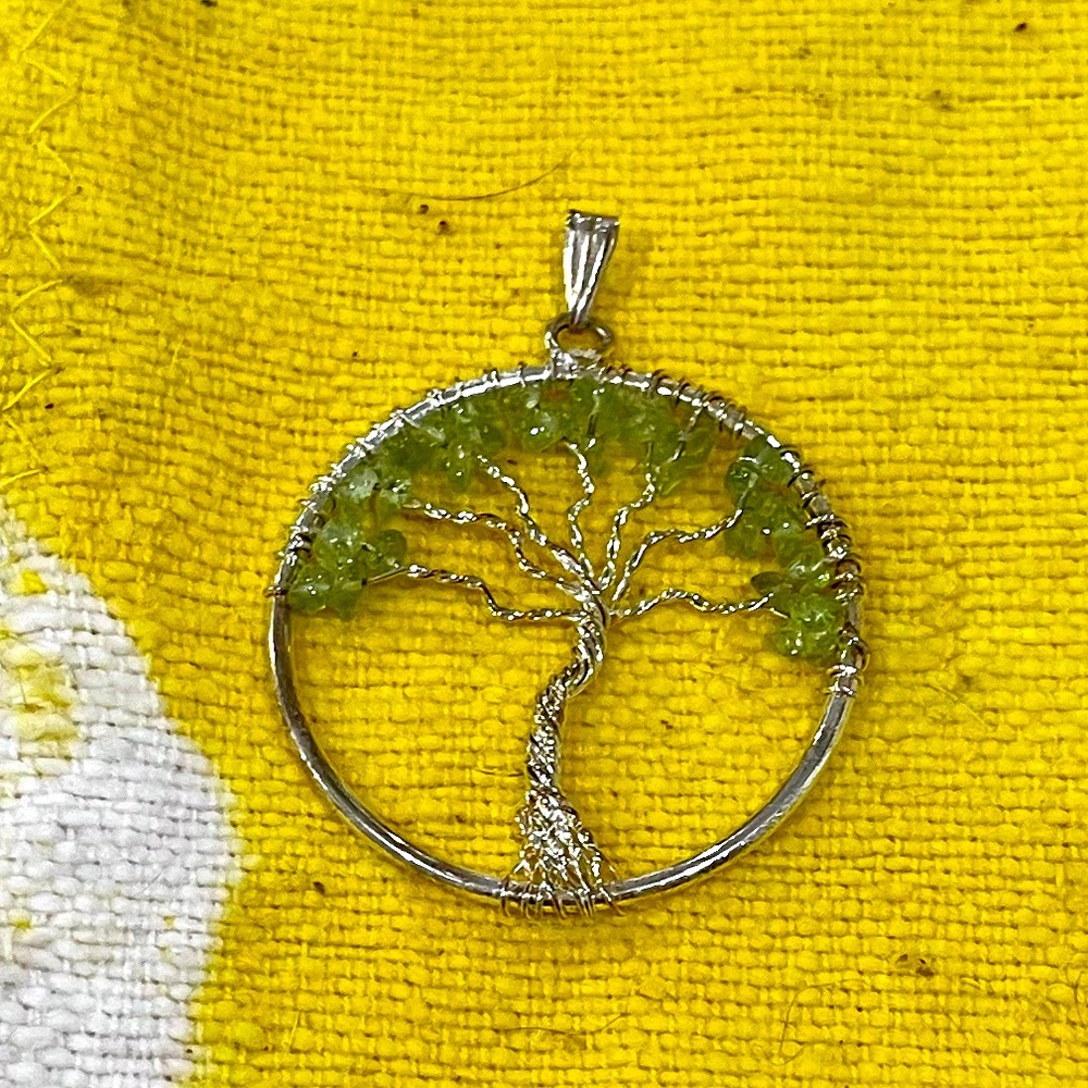 Peridot Tree of Life Pendant